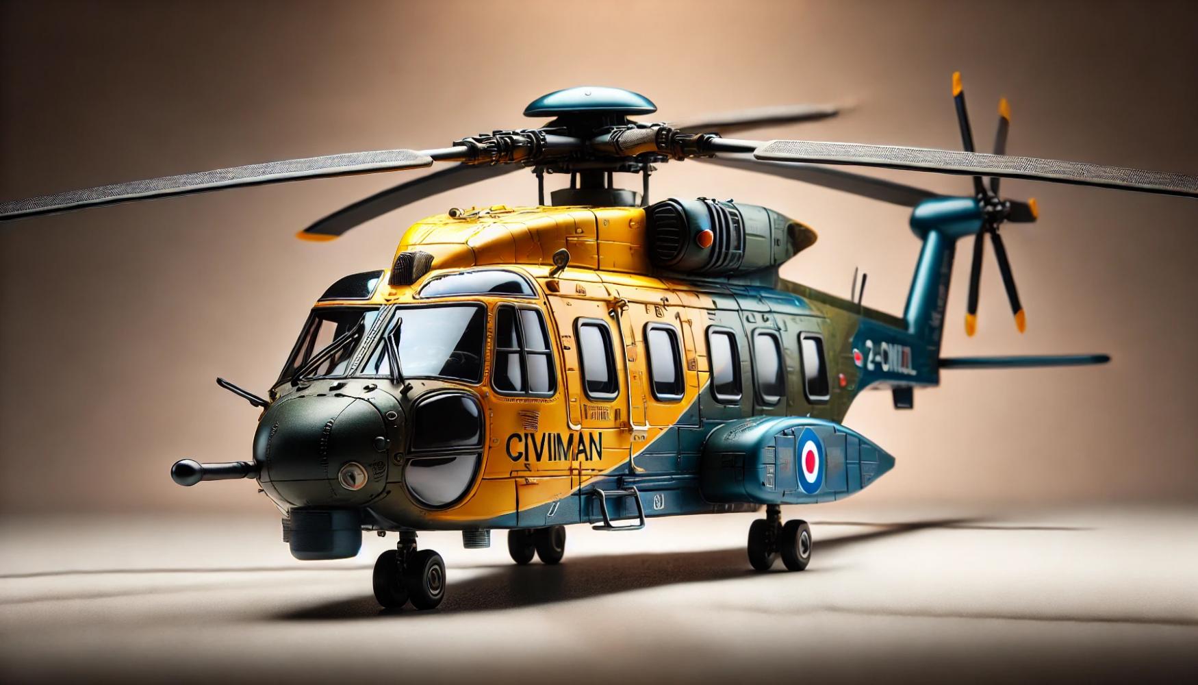 Civilní vrtulník testovací